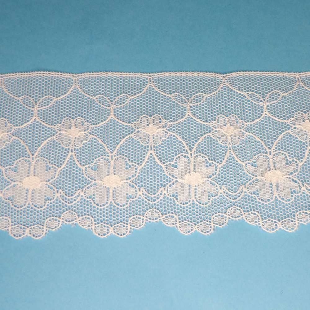 85 metres of white lace 75mm / 3 inch wide clearance
