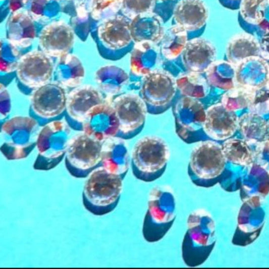 36 x Quality Unfoiled Crystal Diamantes for making jewellery Pointed Cut SS29 approximately 6mm choice of colour clearance