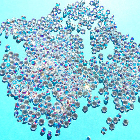 720 x Quality Un Foiled Crystal Diamantes for making jewellery Pointed Cut SS24 approximately 5mm loose in a clear bag choice of colour clearance