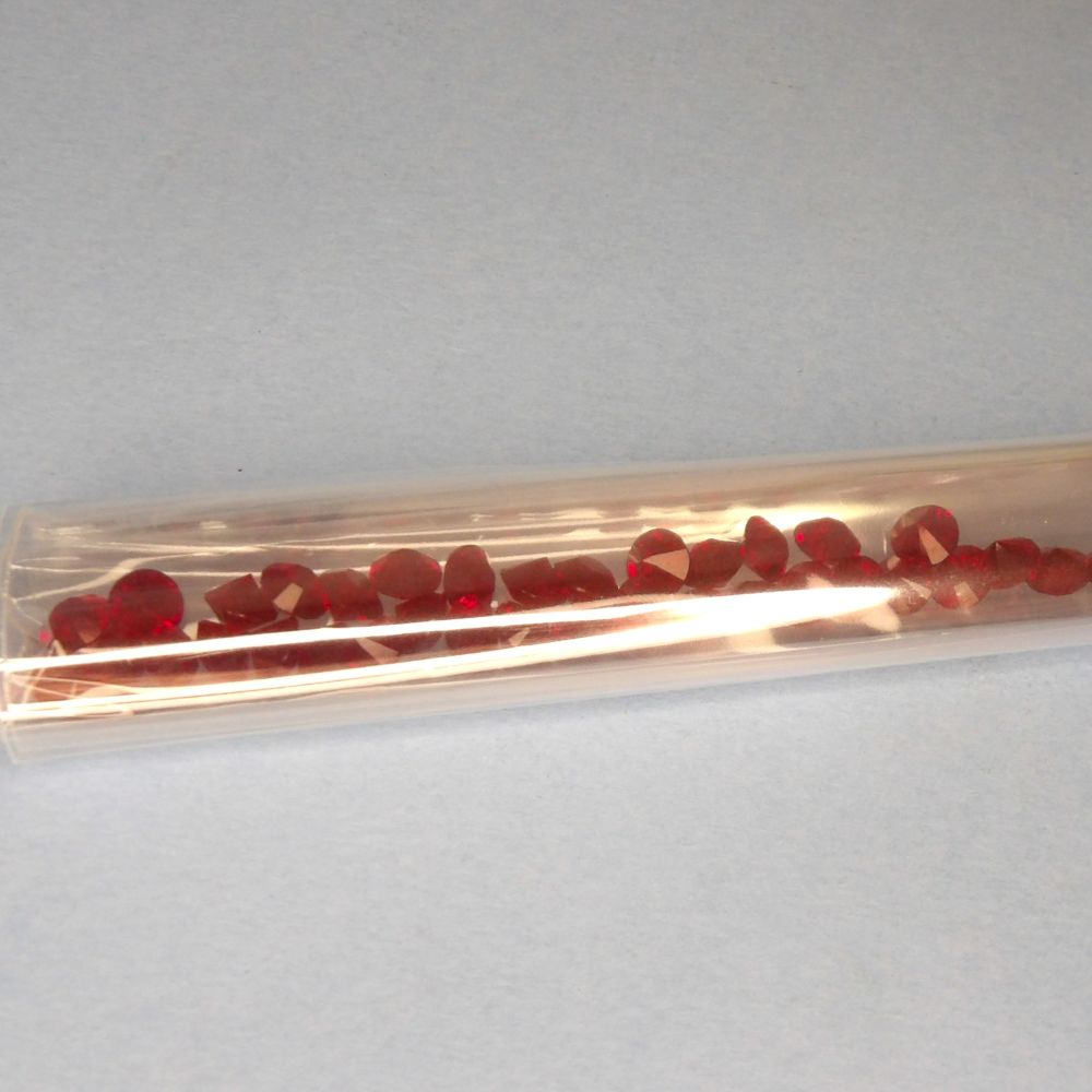 36 x Quality Unfoiled Crystal Diamantes for making jewellery Pointed Cut SS29 approximately 6mm choice of colour clearance