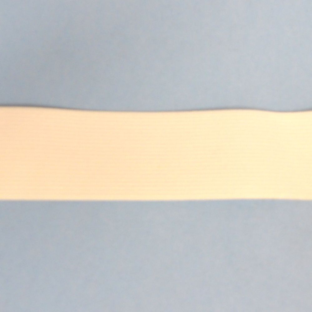 20 metres of Ivory 34mm wide flat elastic loose in a bag clearance