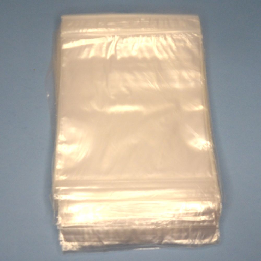 1000 Clear Self Seal / Grip Seal Bags Size 15cm x 18cm / 6 inch x 7.25 inch Clearance