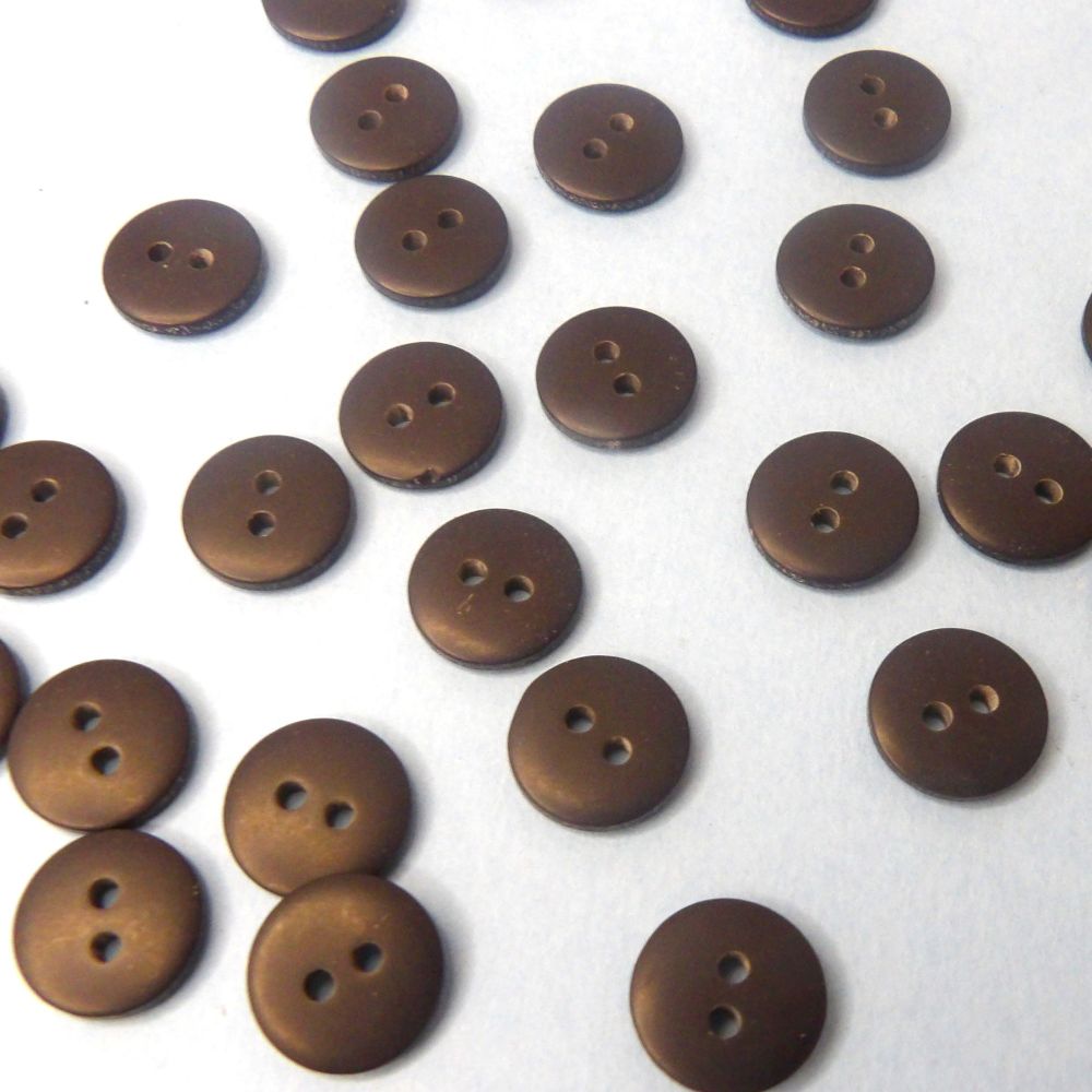 100 Small Navy 2 Hole Buttons Size 13mm Clearance