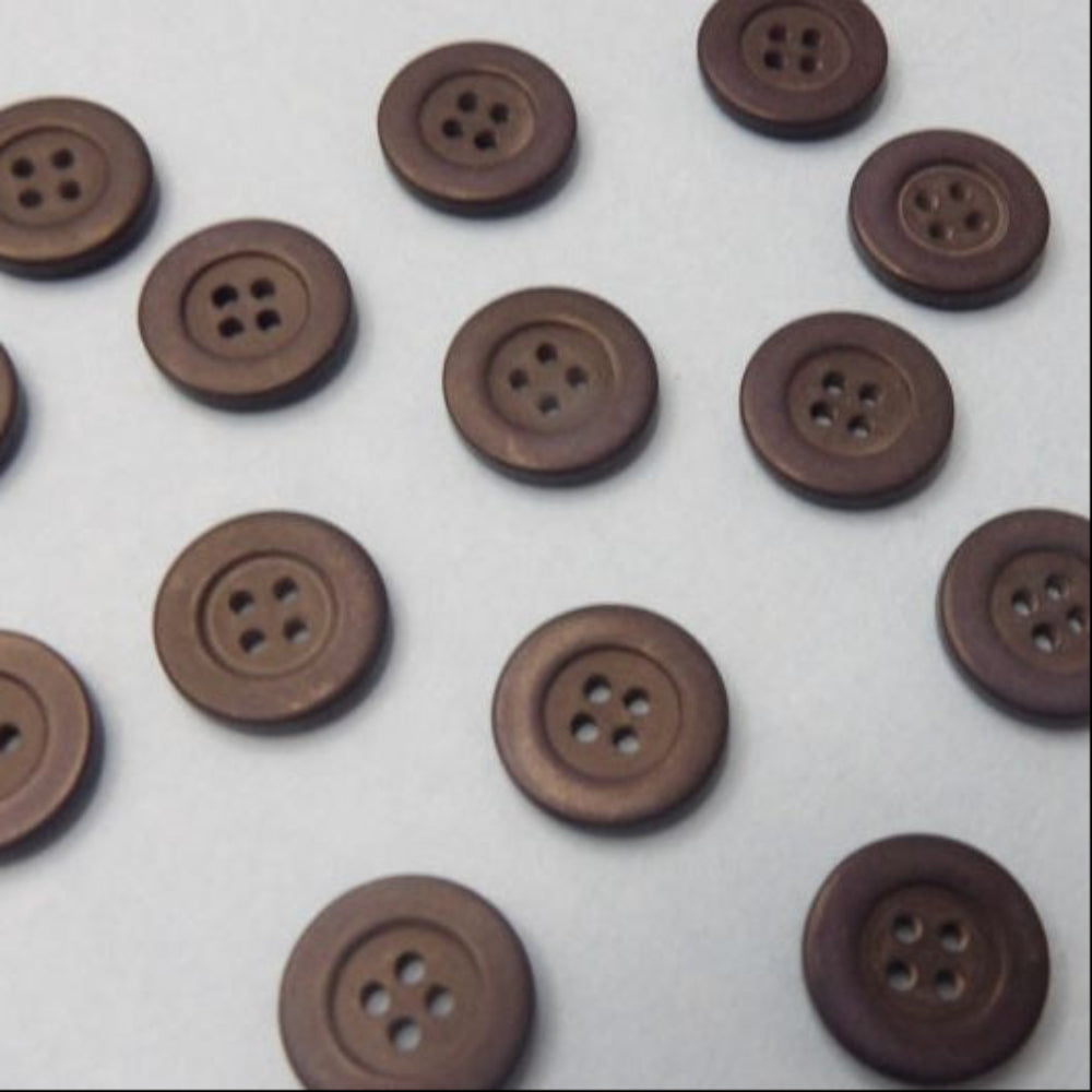 50 Navy 4 Hole Buttons Size 17mm Clearance