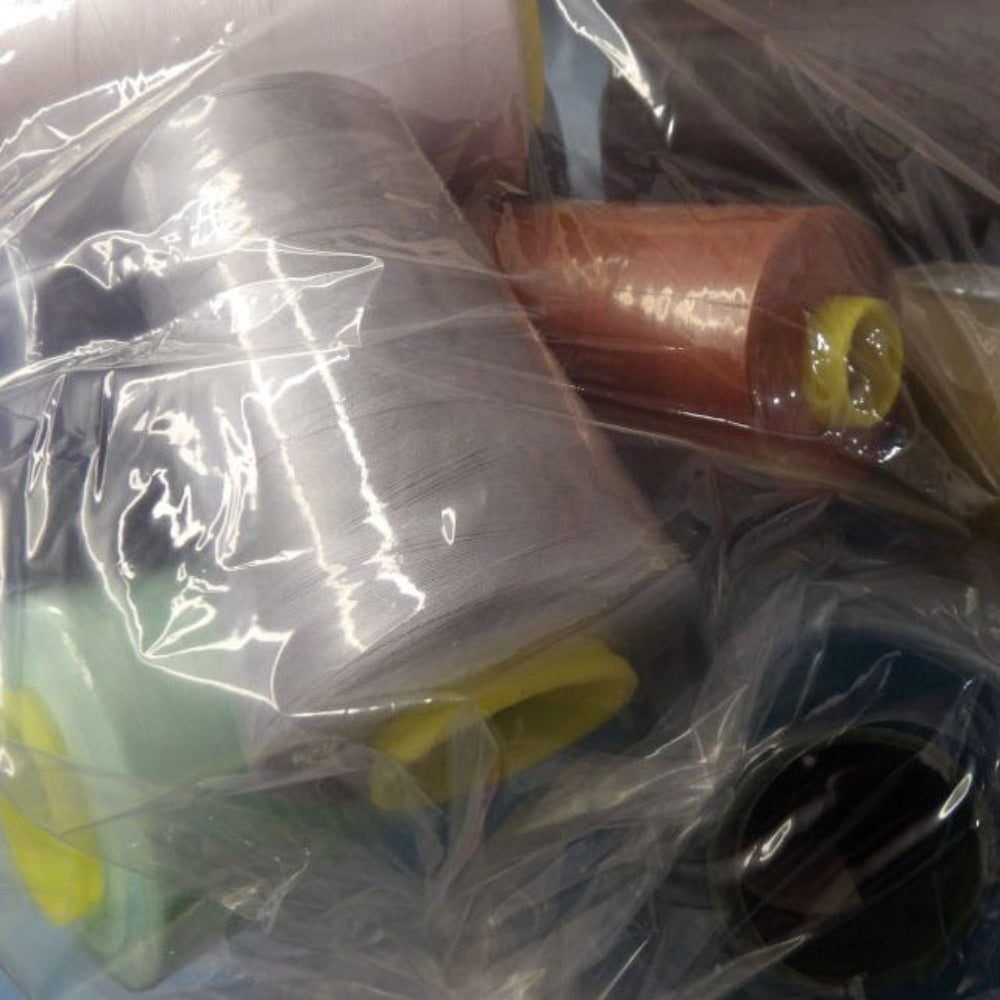 Only One Lot Of 10 Cones Of Assorted Colours Of 5000 Yard Polyester Machine Sewing Thread Number 120 Normal Thickness