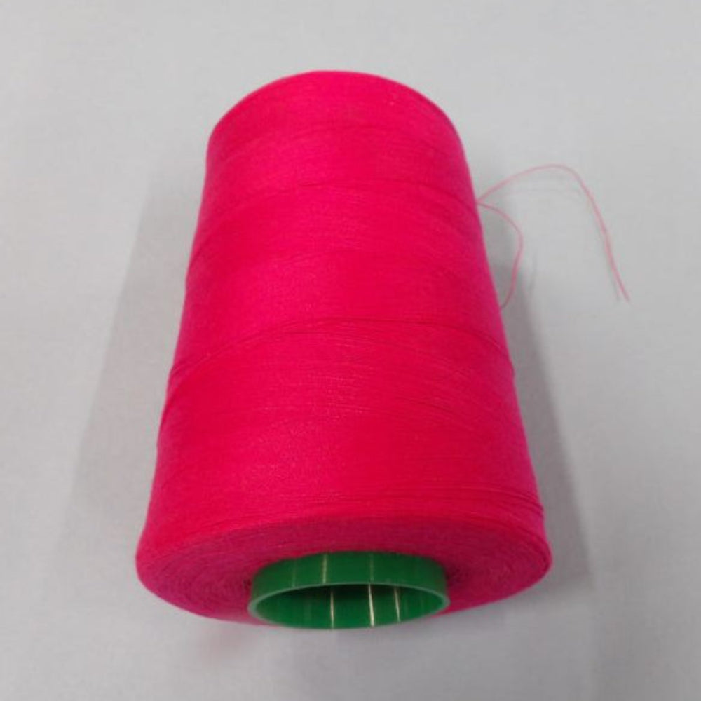 Reel Of Cerise Polyester Machine Sewing Thread No 75 Thickness 5000 Yards / 4570 Metres Clearance