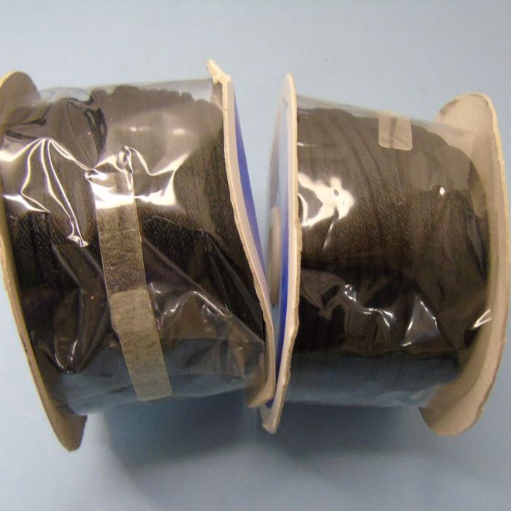 Only One Lot Of 2 x 100 Metre Of Black Rats Tail Satin Cord