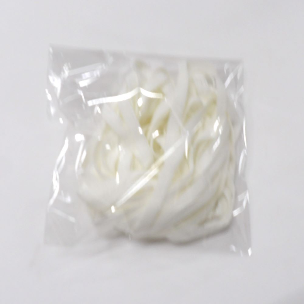 10 metres of raw white soft on one side elastic 10mm wide clearance