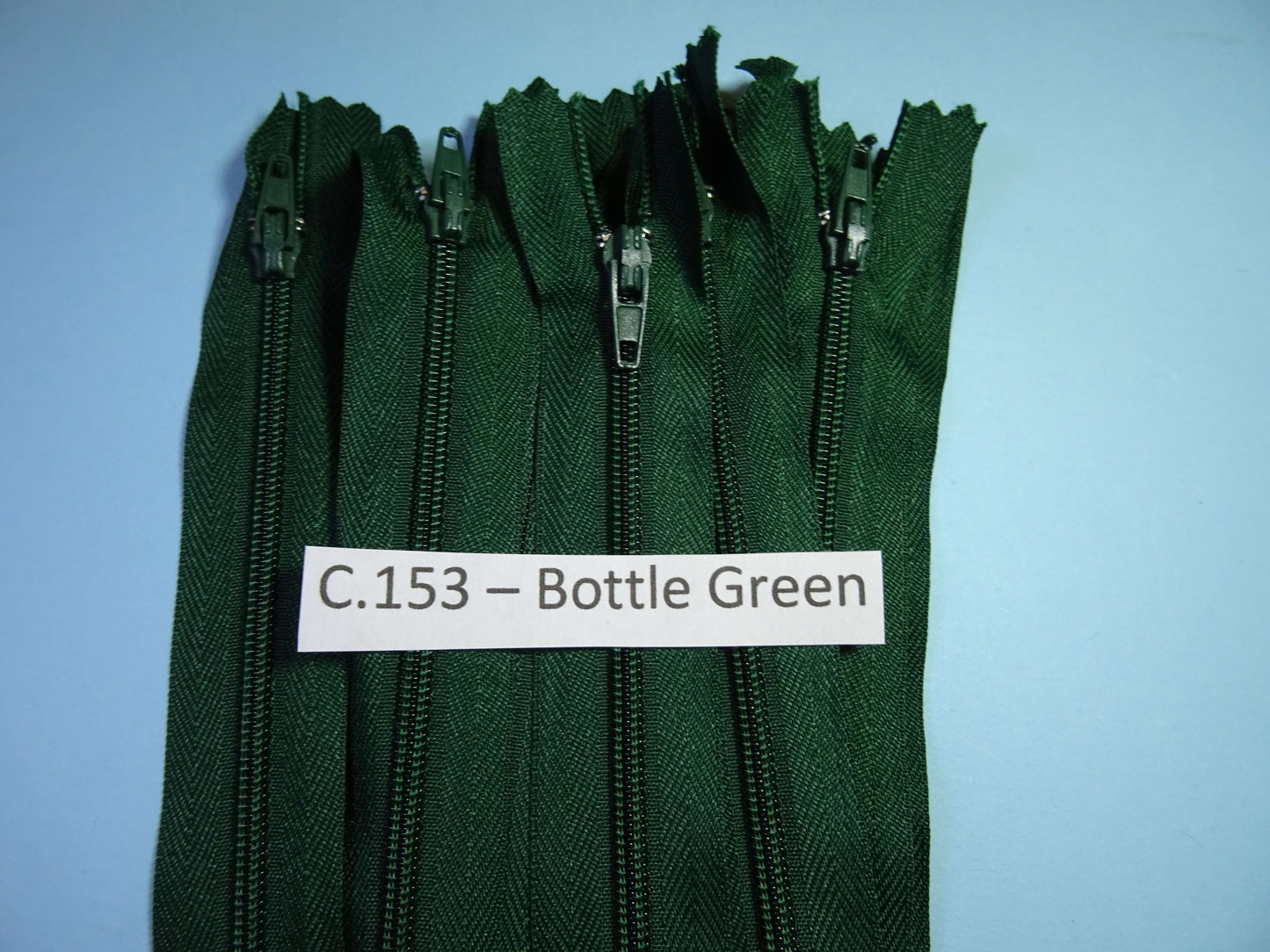 10 closed end zips 13cm 5 inch