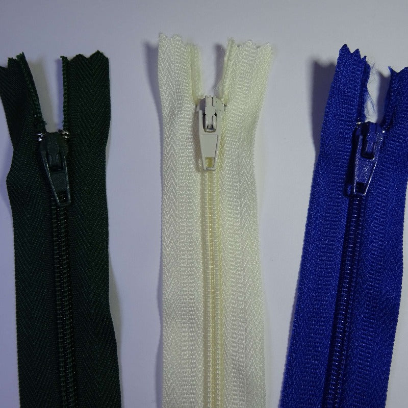 10 closed end zips 10cm 4 inch
