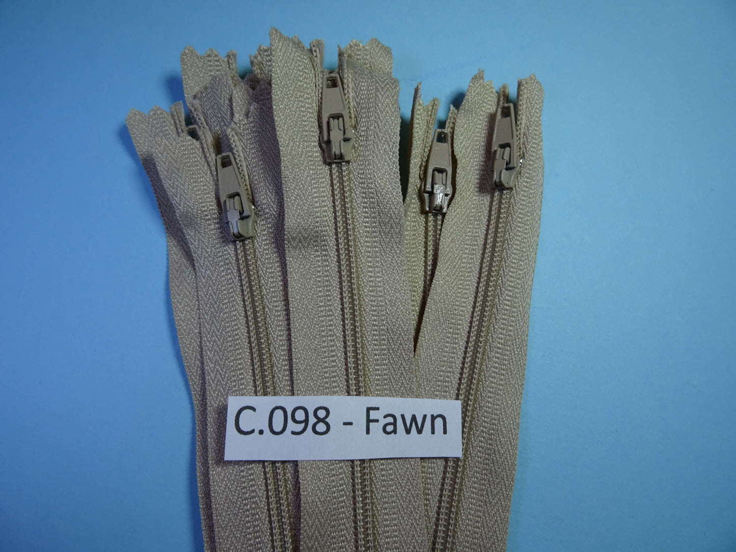 10 closed end zips 13cm 5 inch
