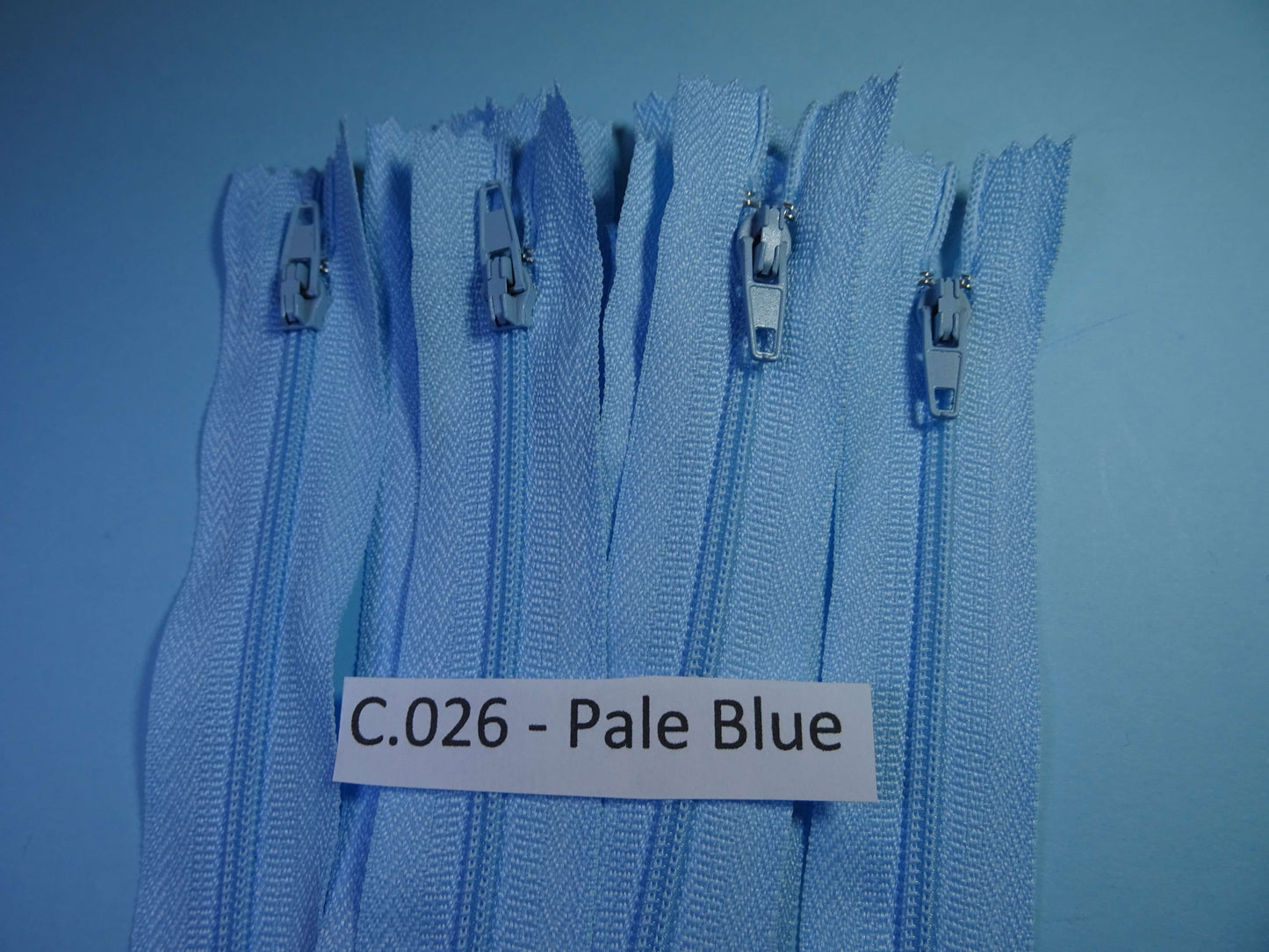 10 closed end zips 13cm 5 inch