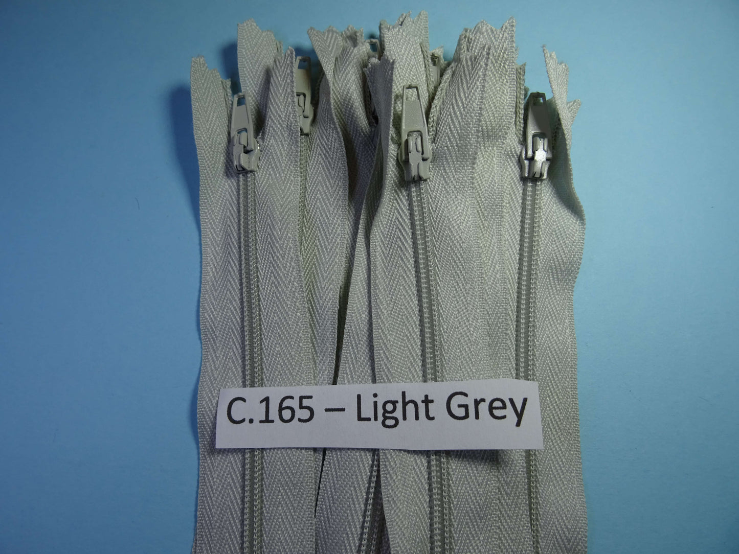 10 closed end zips 13cm 5 inch