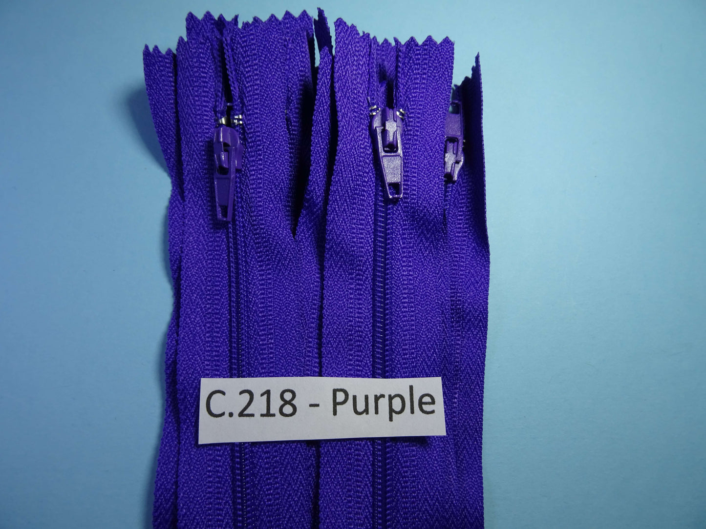 10 closed end zips 13cm 5 inch