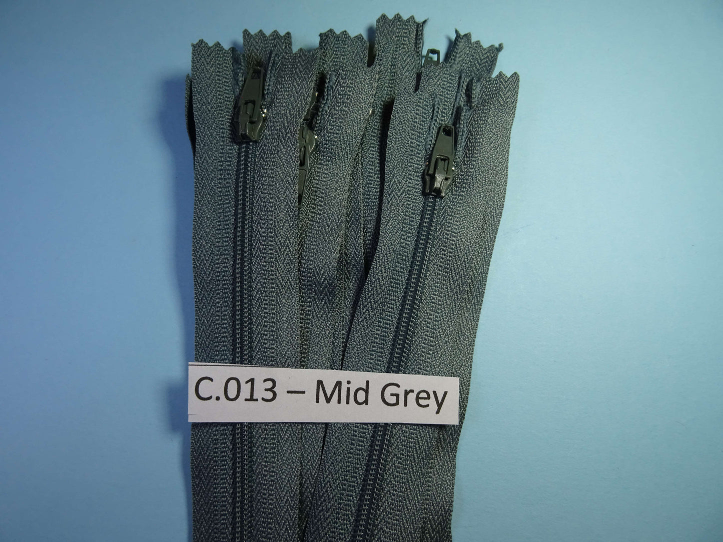 10 closed end zips 13cm 5 inch