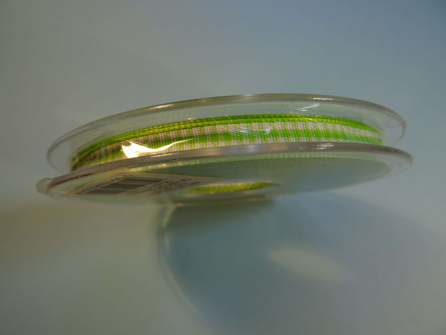 20 metre reel gingham ribbon 6mm SR-1403/6 Design