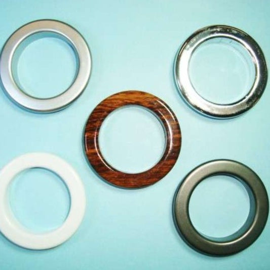 50 curtain Eyelet rings for eyelet tape size 40mm hole