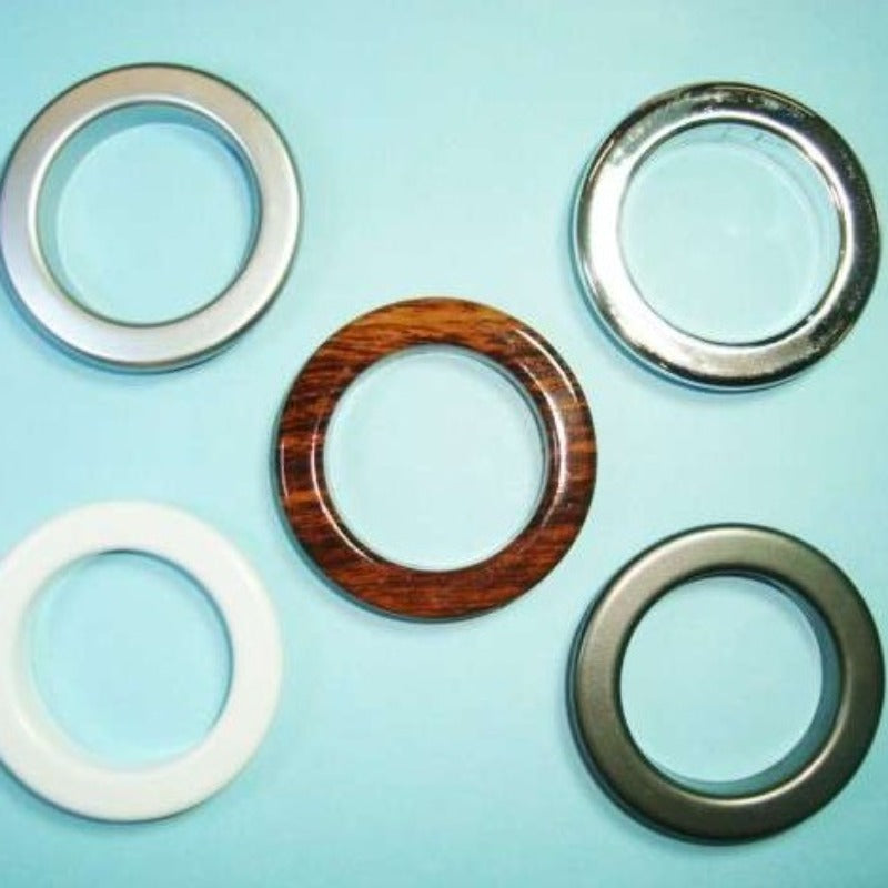 50 curtain Eyelet rings for eyelet tape size 40mm hole