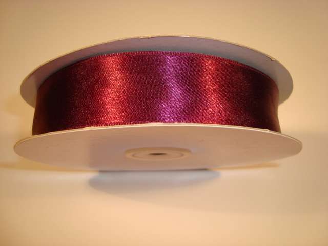 50 metres of single satin ribbon 25mm wide