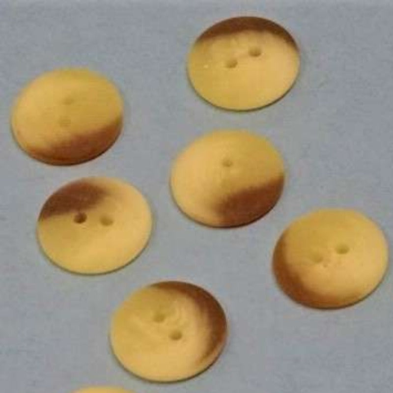 100 cream brown Aran type 2 hole buttons 17mm clearance