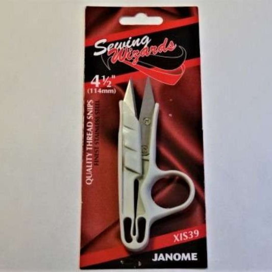 Thread snip with cream handle 11cm / 4 1/4 inch Janome XIS39