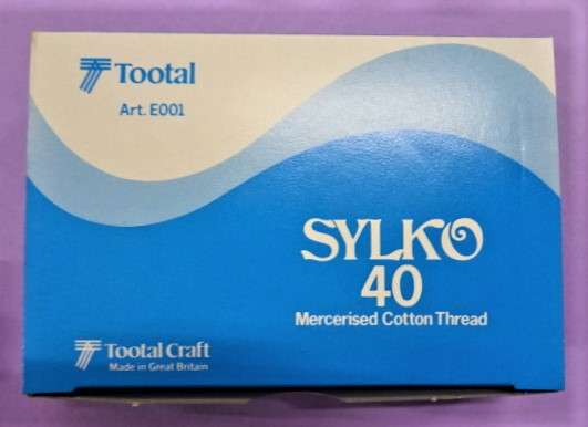 12 Reels of Sylko Mercerised Cotton Machine Thread 91 Metres / 100 yards choice of colour Tootal Brand clearance List CList C