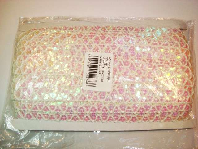 10 metres of sequin braid 22mm wide