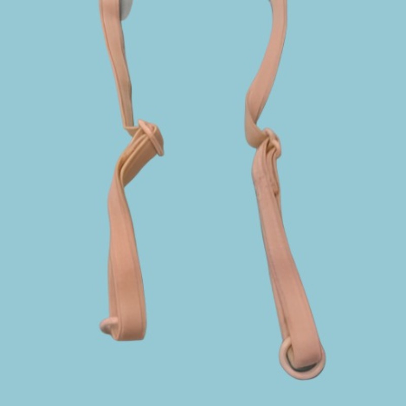 10 Pairs Of Cream Thin Bra Straps 44cm Long 7mm Wide Clearance