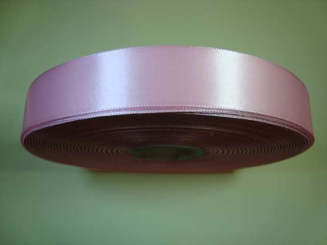 100 metre reel of single side satin ribbon 25mm wide choice of colour