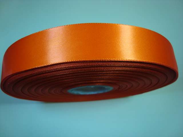 100 metre reel of single side satin ribbon 25mm wide choice of colour