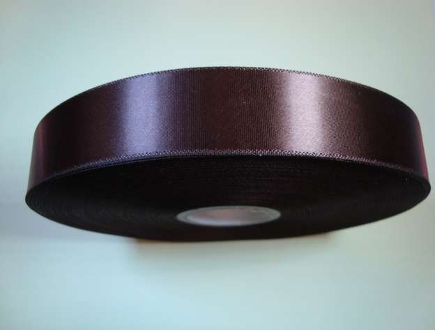 100 metre reel of single side satin ribbon 25mm wide choice of colour