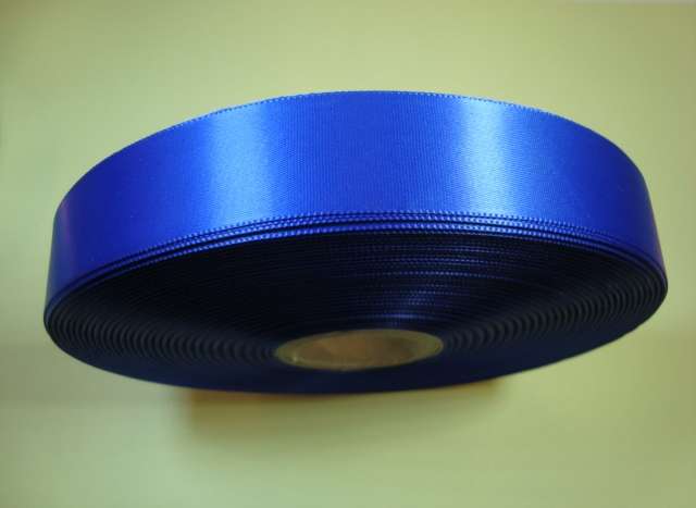 100 metre reel of single side satin ribbon 25mm wide choice of colour