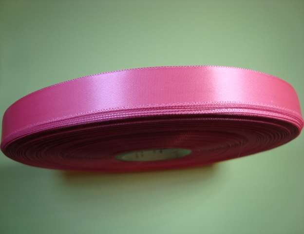 100 metre reel of single side satin ribbon 15mm wide choice of colour