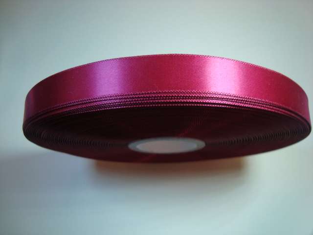 100 metre reel of single side satin ribbon 15mm wide choice of colour
