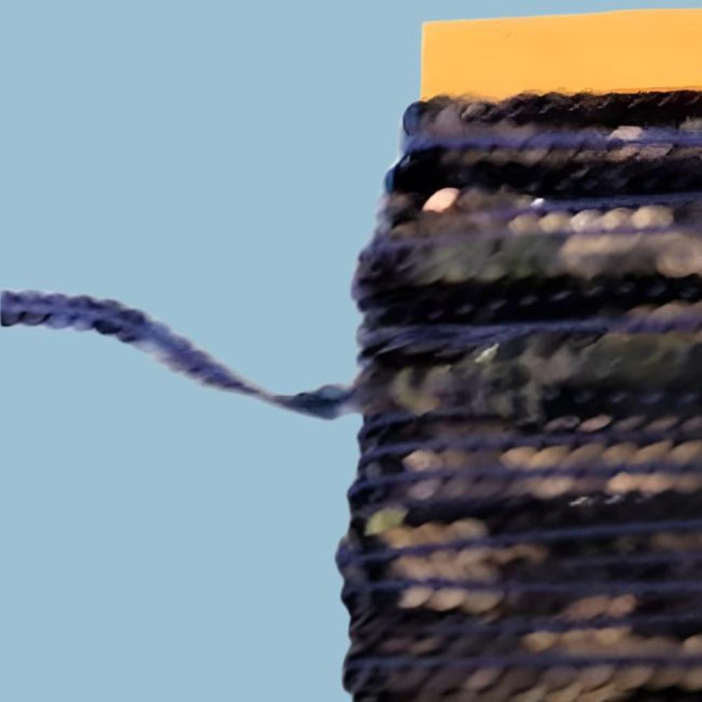 20 metre approximately of 6mm strung sequins pattern see through NAVY on a card clearance
