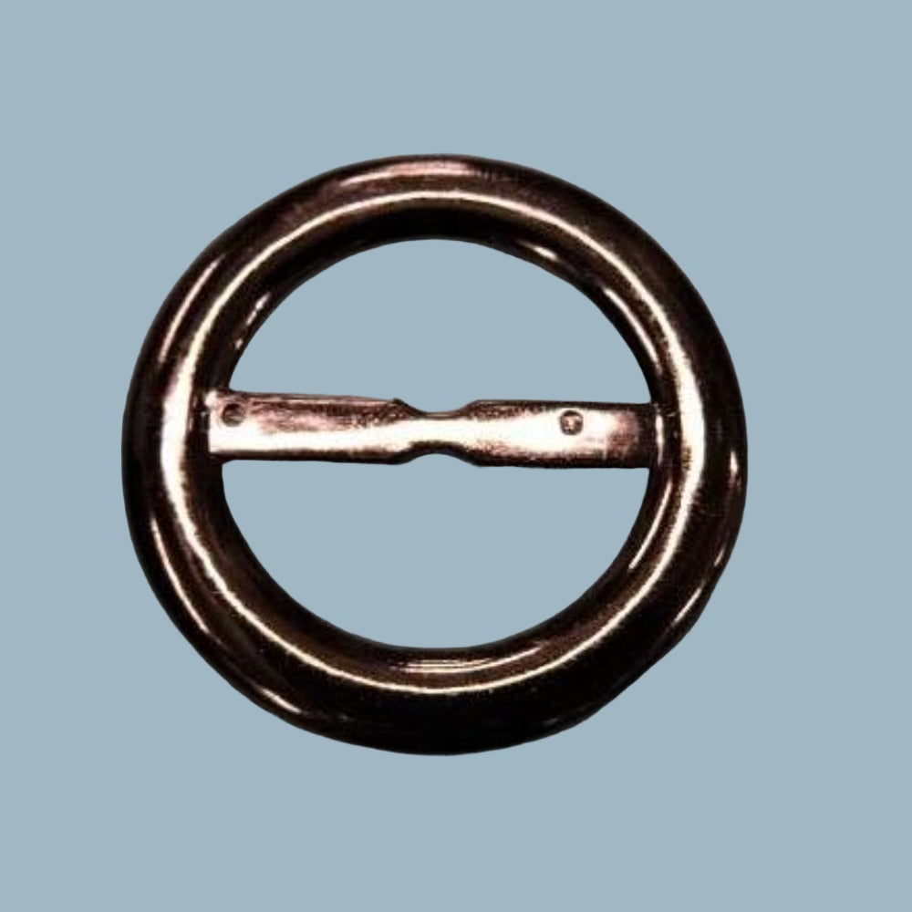 10 Round Dark Silver Coloured Buckles Size 60mm Clearance