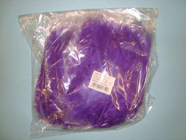 Pack of 20 small marabou feathers approximate size 13cm / 5 inch