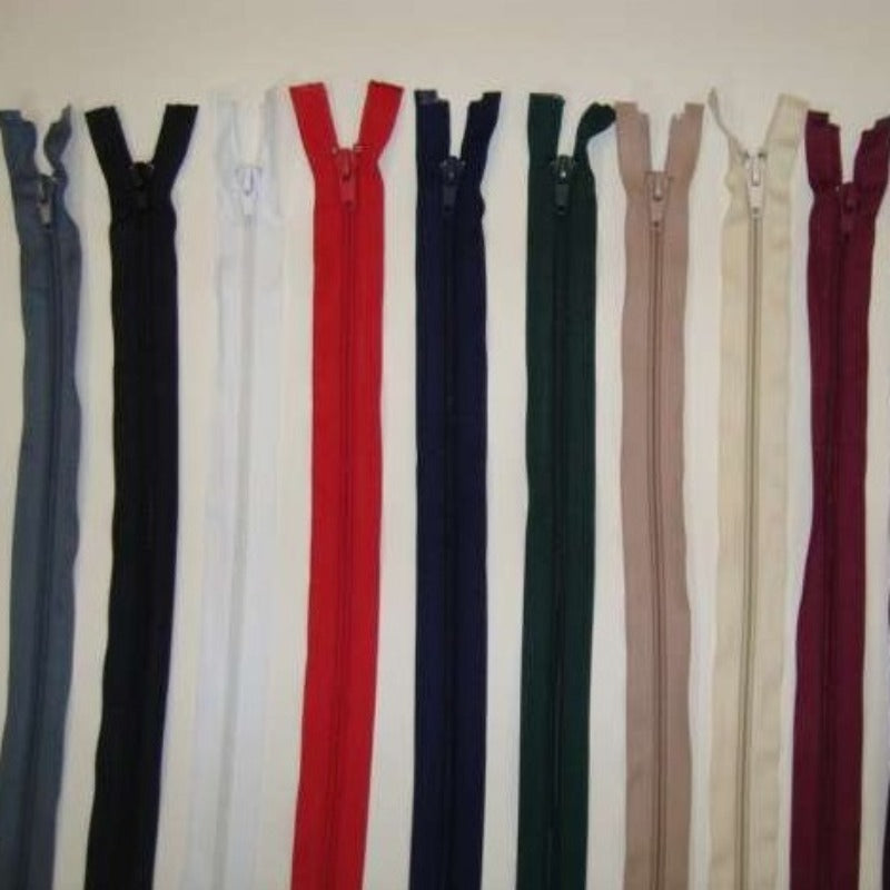 10 open ended zips Nylon teeth size 70cm / 28 inch