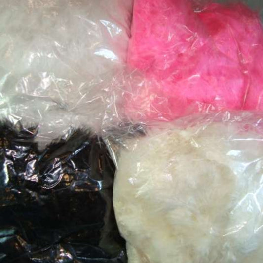 10 metres of fluffy marabou string choice of colours