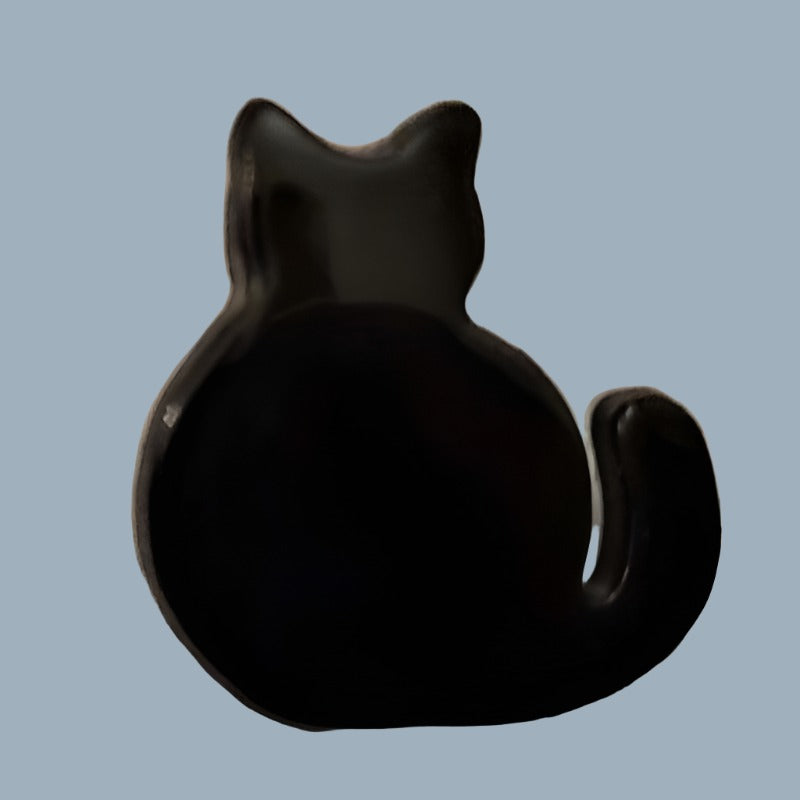 100 NEW sitting fat cat shape button size choice of colour