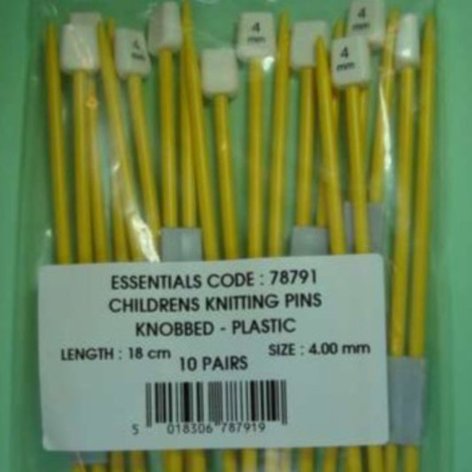 10 pairs of Children's knitting needles chice of size Whitecroft Brand