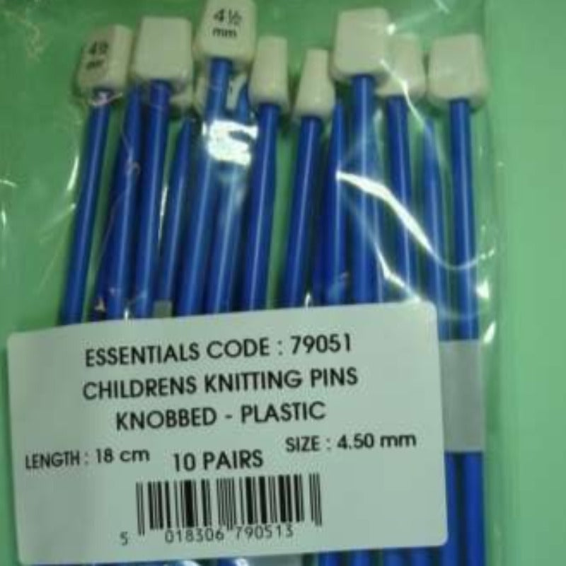 10 pairs of Children's knitting needles chice of size Whitecroft Brand