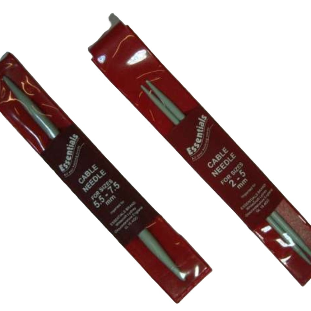Box of 10 cards Cable needles choice of size Whitecroft Brand