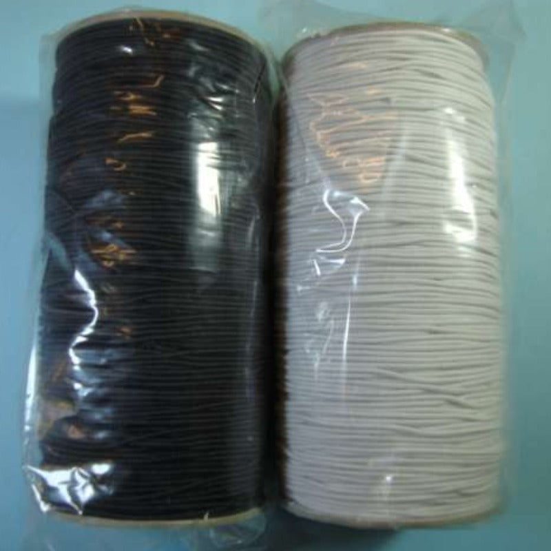 200mts round hat elastic 1.5mm wide