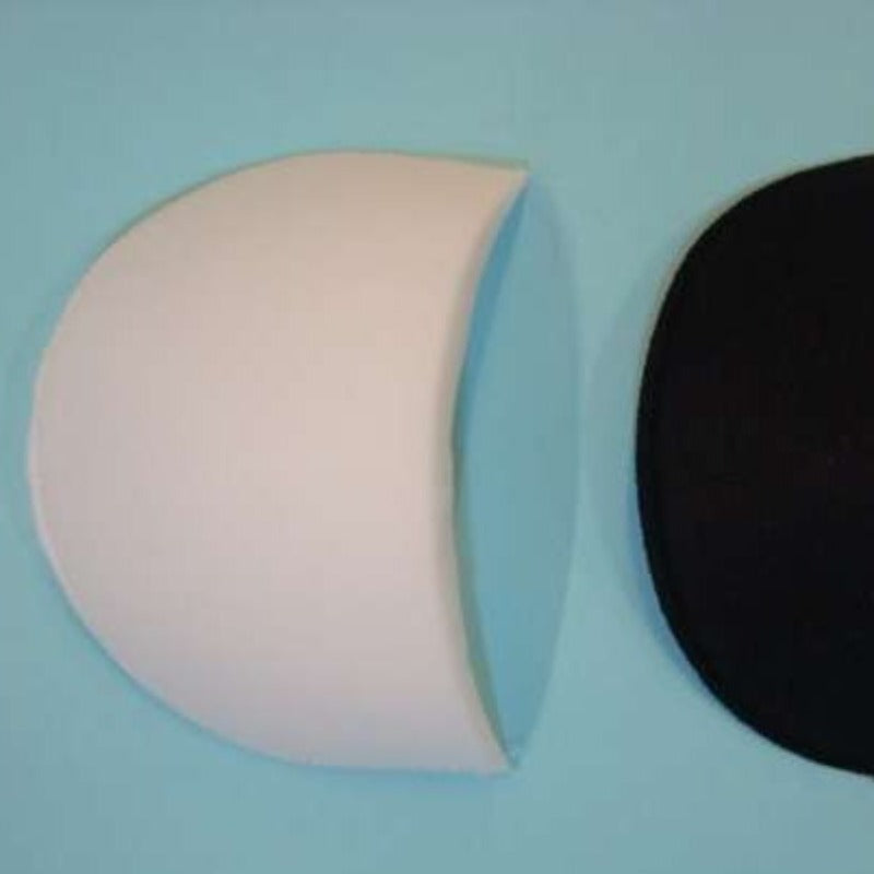 20 Pairs Of Nylon Fabric Covered Shoulder Pads Loose Choice Of Size And Colour