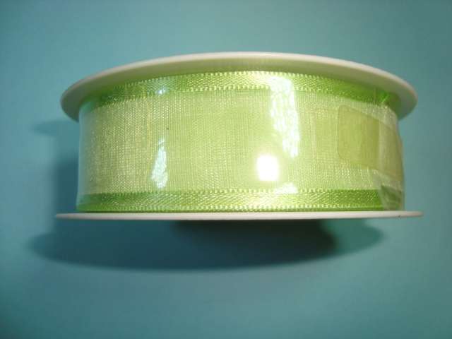 25 metres of SATIN EDGE 25mm wide chiffon type ribbon