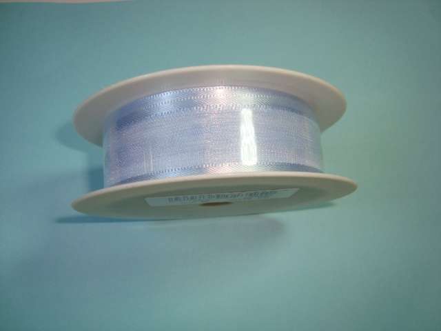 25 metres of SATIN EDGE 40mm wide chiffon type ribbon
