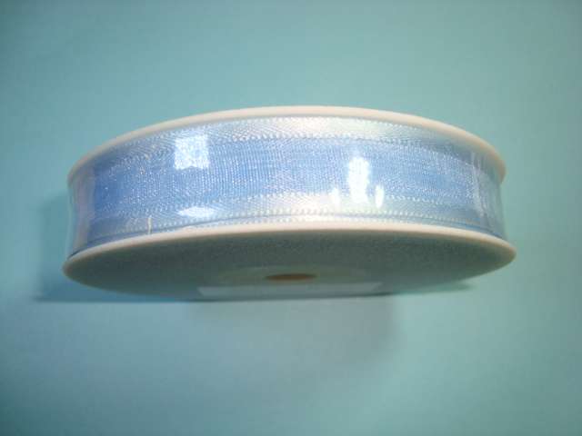 25 metres of SATIN EDGE 15mm wide chiffon type ribbon