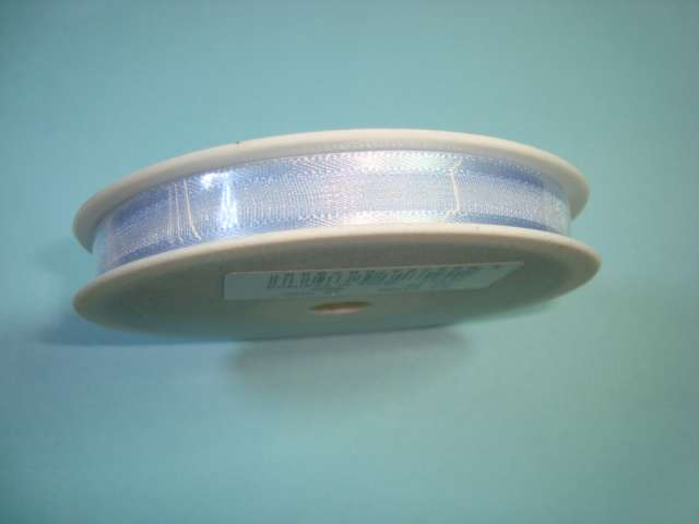 25 metres of SATIN EDGE 10mm wide chiffon type ribbon