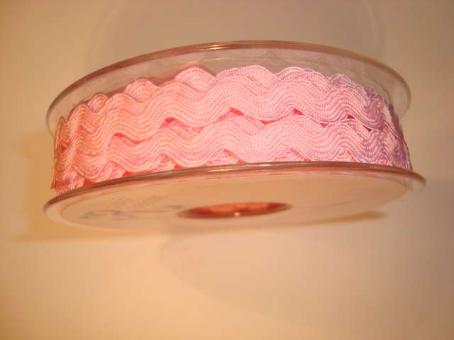20 metre reel of Ric Rac 9mm wide choice of colour
